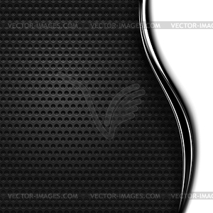 Metal perforated texture - vector clipart