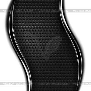 Metal perforated texture - vector clipart