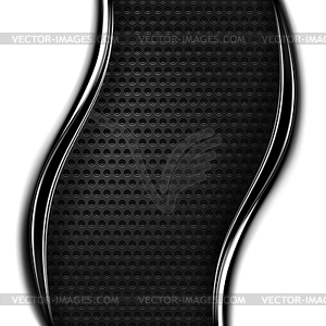 Metal perforated texture - vector clipart