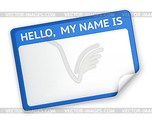 Name Vector Eps Clipart