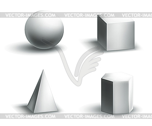 Geometric shapes - vector clip art