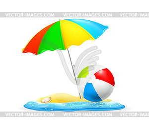 Beach - vector clipart