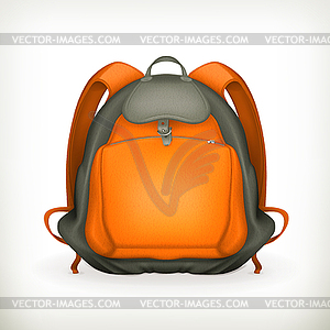 Backpack - royalty-free vector clipart