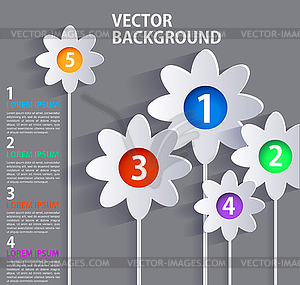 Presentation, schedule, scheme, modular elements styliz - vector clipart