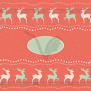 Reindeers - vector clipart