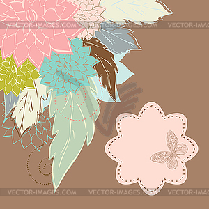 Floral background - vector clipart