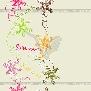 Floral background - vector image