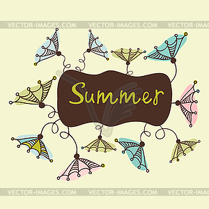 Floral background - vector clipart