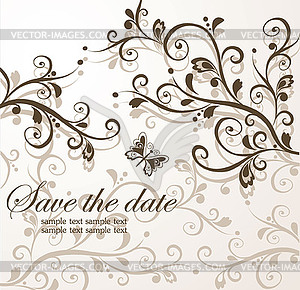 Vintage background - vector clip art