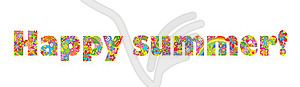 Happy summer! - vector image