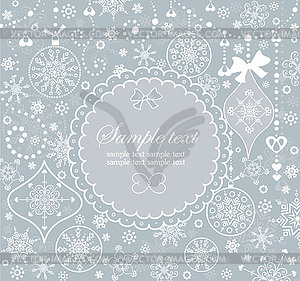 Xmas label - vector image