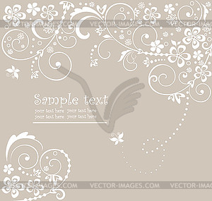 Wedding card - vector clipart