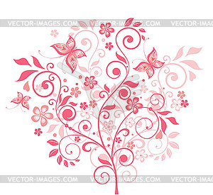 Beautiful tree - vector image