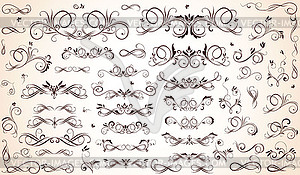 Vintage borders - vector clip art