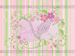 Beautiful letter - vector clipart / vector image