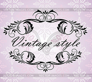 Vintage background - vector clip art