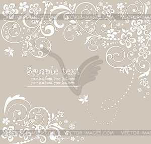 Wedding card - vector image