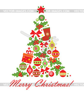 Christmas tree - vector clip art