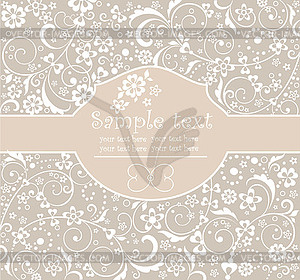 Wedding invitation - vector clip art