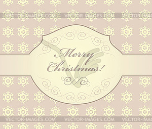 Xmas label - vector clipart / vector image