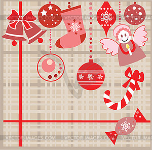 Christmas card - vector image