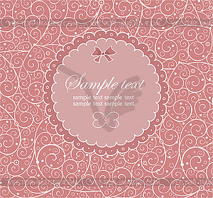 Greeting card - vector image