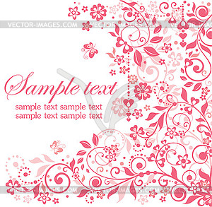 Valentine greeting card - stock vector clipart