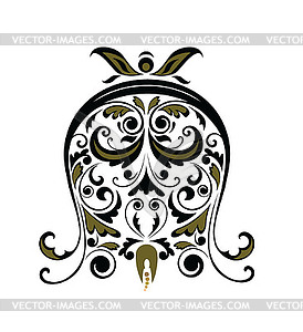 Vintage bell - vector clip art