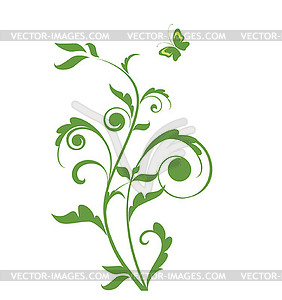 Green tree - vector image