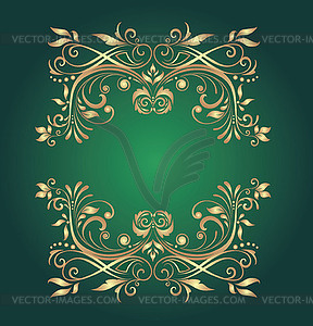 Gold frame - vector clip art