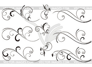 Свадебные stencil.Set - стоковое векторное изображение
