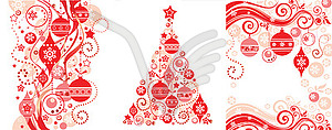 Christmas banners - vector clipart