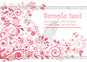 Cute greeting card - vector clipart