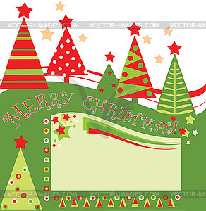 Merry christmas - vector clipart