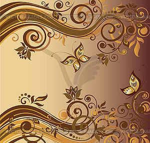 Vintage background - vector image