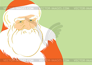 Father Christmas - vector clip art