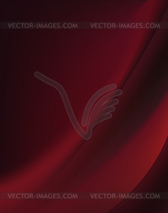 Red silk background with some soft folds - vector clip art