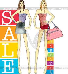 Discounts, sales - vector image