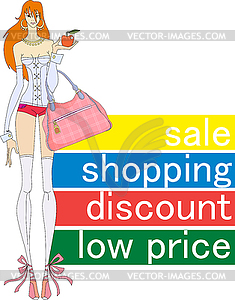 Low prices - vector clipart