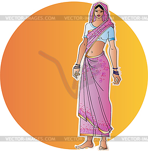 Indian woman - vector image