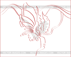 Orchid.circuit - vector clip art