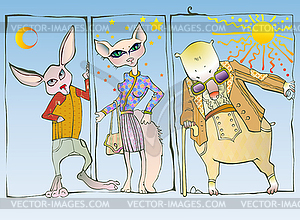 Characters - vector clipart