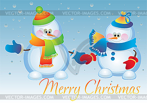 Snowman - vector clip art