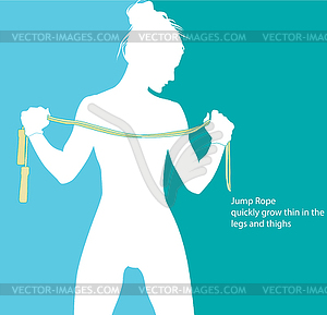 Jump Rope - vector image