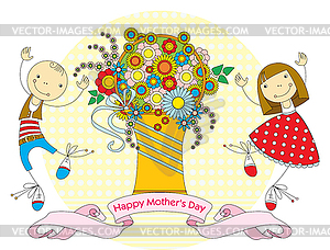 День Матери `карты - изображение в векторном виде