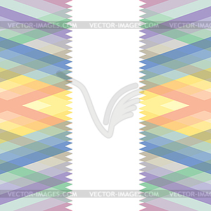 Geometric seamless vertical abstract pattern - vector EPS clipart