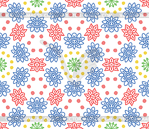 Seamless abstract pattern - vector clipart