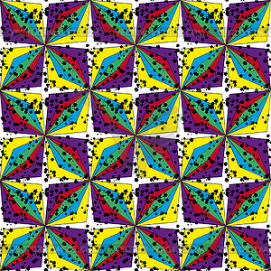 Geometric seamless abstract pattern - vector clipart