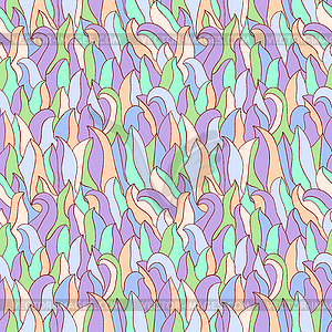 Seamless pattern with abstract wave - vector image
