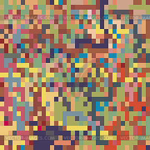 Colorful pixel background - vector image